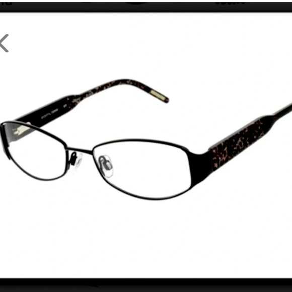 Ellen Tracy Madrid Eyeglasses Frames.RXable Plum and Leopard. NWT main image 7